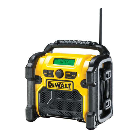 DeWalt DCR019 Traducido De Las Instrucciones Originales