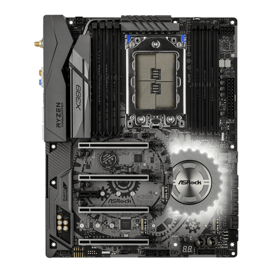 ASROCK X399 Taichi Manual De Instrucciones