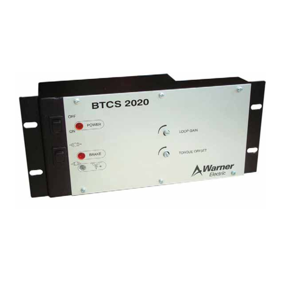 Warner Electric BTCS2020 Manual De Servicio