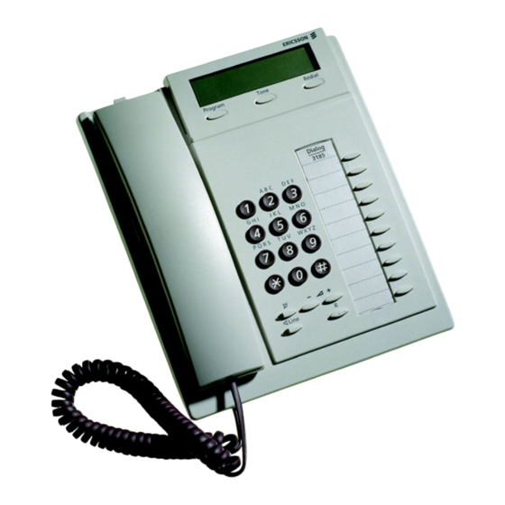Ericsson Dialog 3185 Guía De Usuario