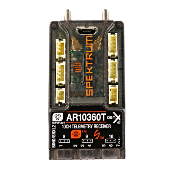 Spektrum AR10360T Guia Del Usuario