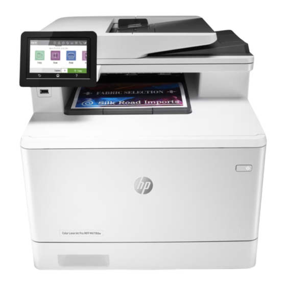 HP Color LaserJet Pro MFP M479 Guía De Introducción