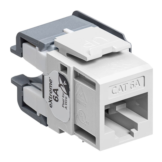 Leviton eXtreme 10G QuickPort 6110G-R 6 Serie Instrucciones De Uso