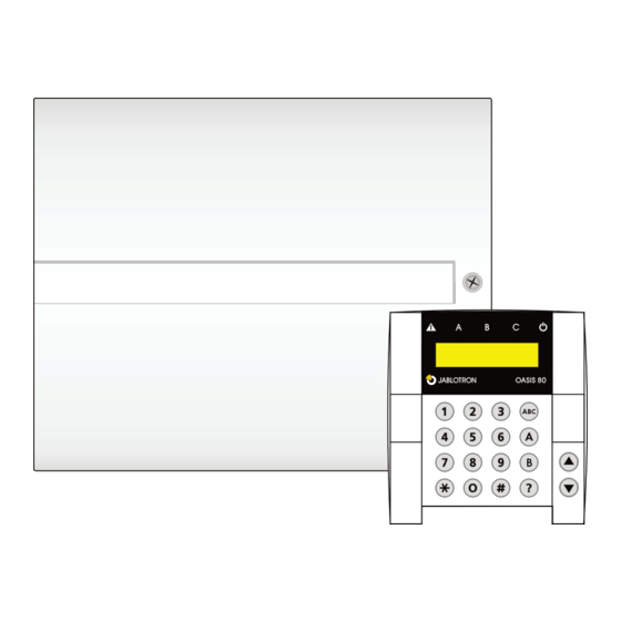 jablotron OASIS 80 Manual De Instalación Y Programación
