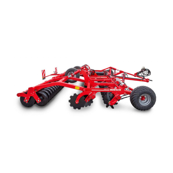 horsch Joker 5 RT Instrucciones De Servicio
