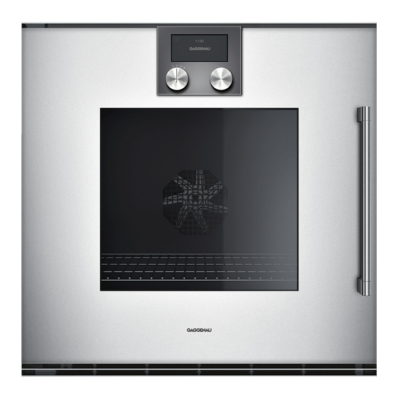 Gaggenau BOP 220 Instrucciones De Uso