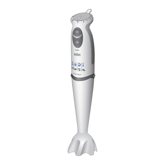 Braun Multiquick Professional MR 5500 Manual De Instrucciones