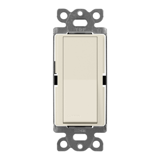 Lutron Aviena AN-1PS Guia De Inicio Rapido