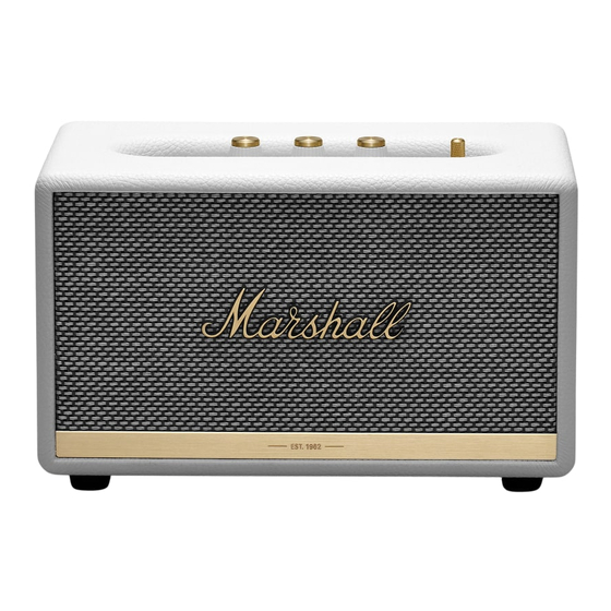 Marshall ACTON II Manual Del Usuario