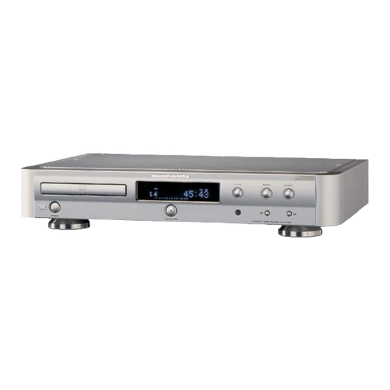 Marantz CD-17mkIII Manual Del Usuario