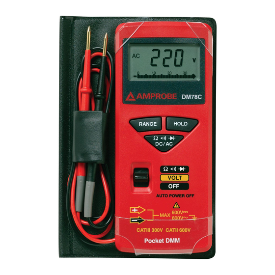 Amprobe DM78C Manual De Uso