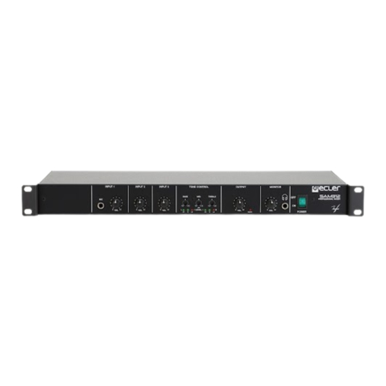 Ecler SAM312 Manual De Instrucciones