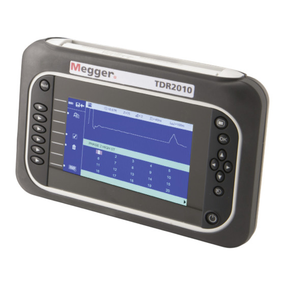 Megger TDR2000/3 Guia Del Usuario