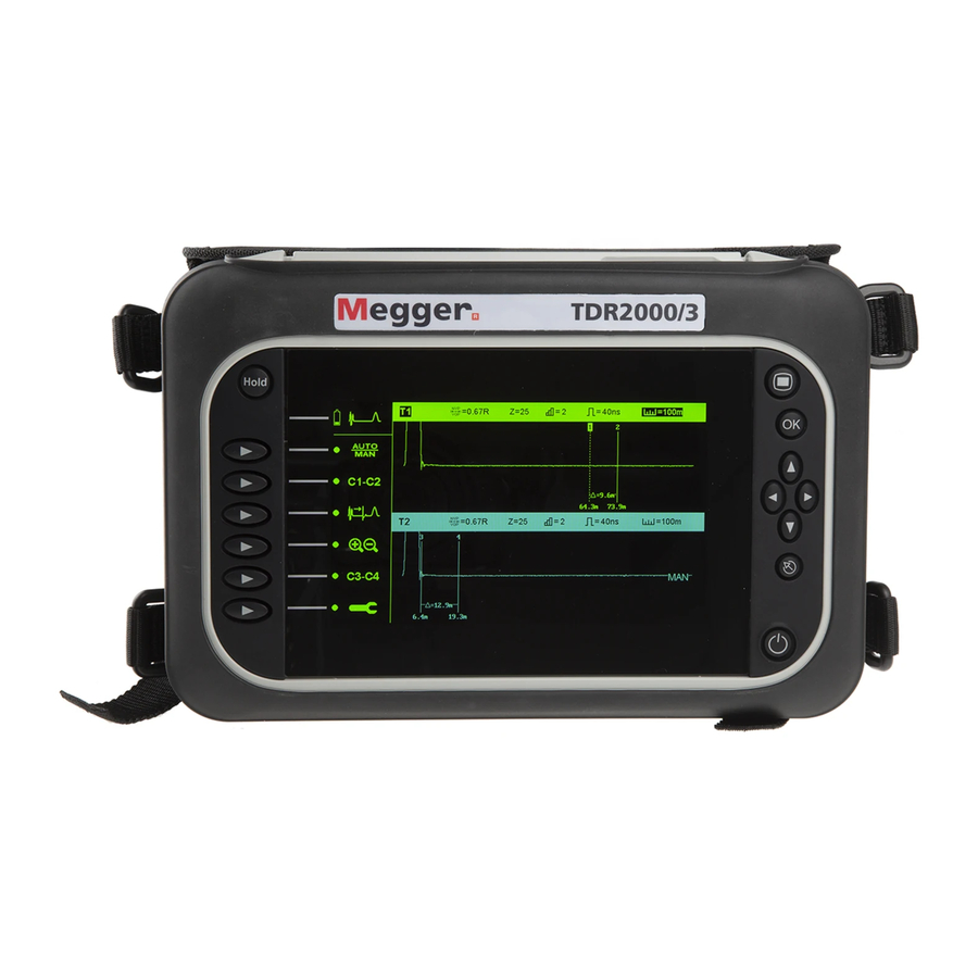 Megger TDR2000/3 Guia Del Usuario