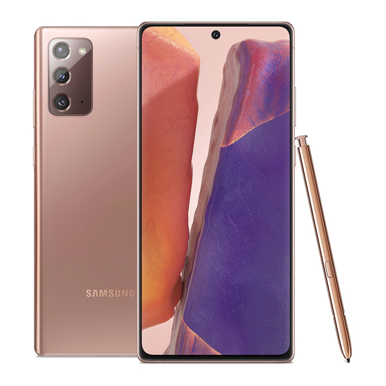 Samsung Galaxy Note20 5G Manual Del Usuario