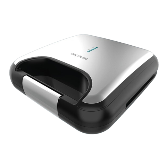 cecotec ROCK'NTOAST GRILL + Manual De Instrucciones