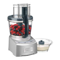 Cuisinart 12-Cup Cuisinart Elite Collection FP-12BCN Manual Del Usuario