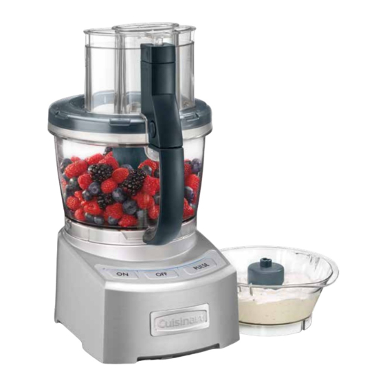 Cuisinart 12-Cup  Elite Collection FP-12N Serie Manual Del Usuario