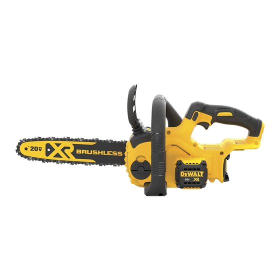 DeWalt DCCS620 Manual De Instrucciones