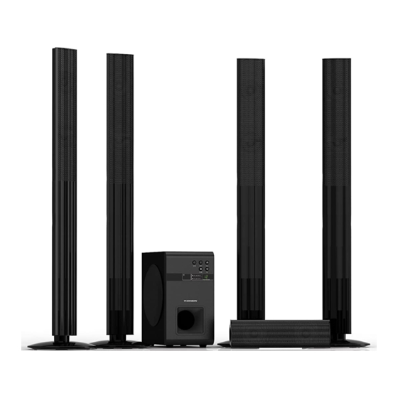 Thompson HOME CINEMA 5.1 HTS4500W Manuales