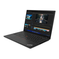 Lenovo ThinkPad T14 Gen 3 Guia Del Usuario