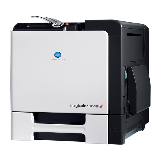 Konica Minolta magicolor 5650EN Guia Del Usuario