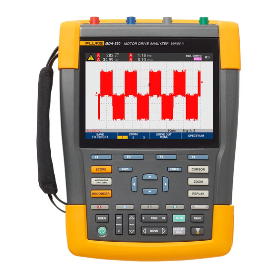 Fluke MDA-550 Manual De Uso