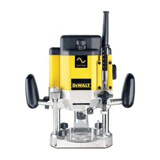 DeWalt DW625E Manual De Instrucciones