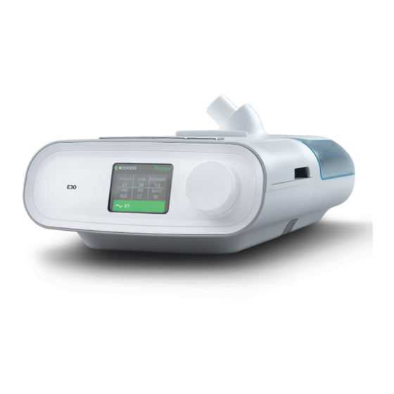 Philips RESPIRONICS E30 Manuales