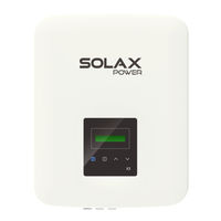 SolaX Power X3-MIC-G2 Serie Manual De Instalación