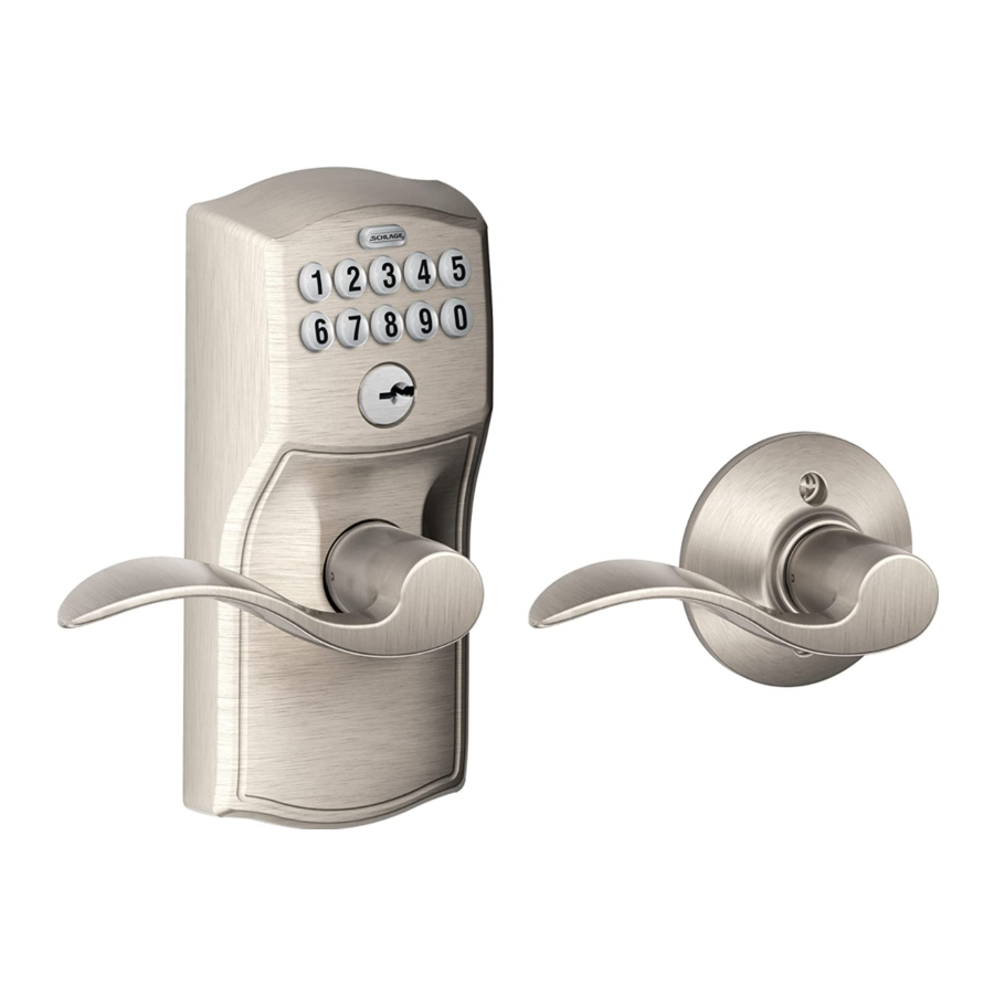 Schlage FE575 Manuales