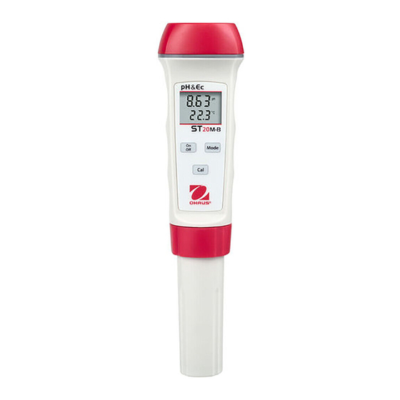 OHAUS ST20M Manual De Instrucciones