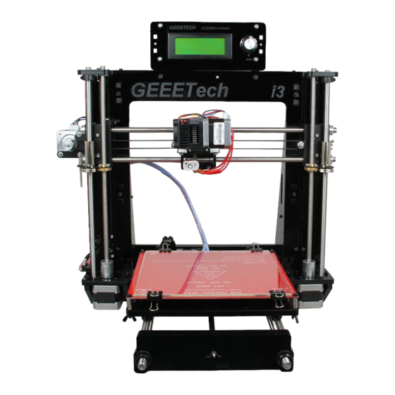 Geeetech Prusa I3 pro Manuales