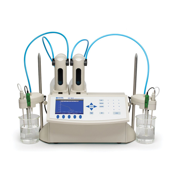 Hanna Instruments HI 901 Manual De Instrucciones