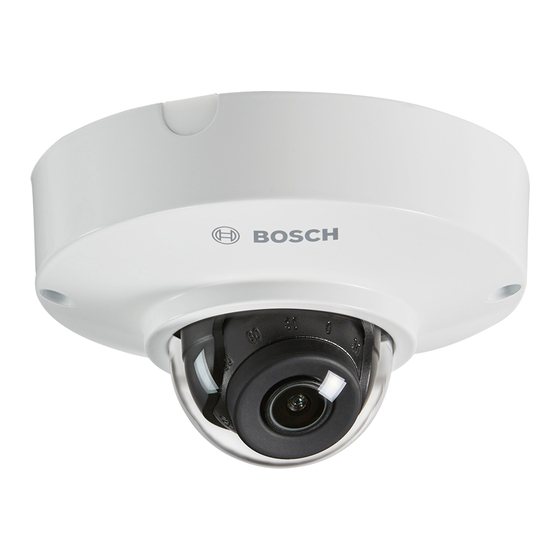 Bosch FLEXIDOME IP 3000i IR Manual Del Usuario