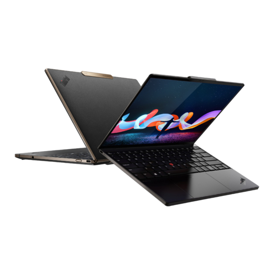 Lenovo ThinkPad Z13 Gen 1 Guia Del Usuario