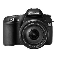 Canon EOS 30D Digital Instrucciones