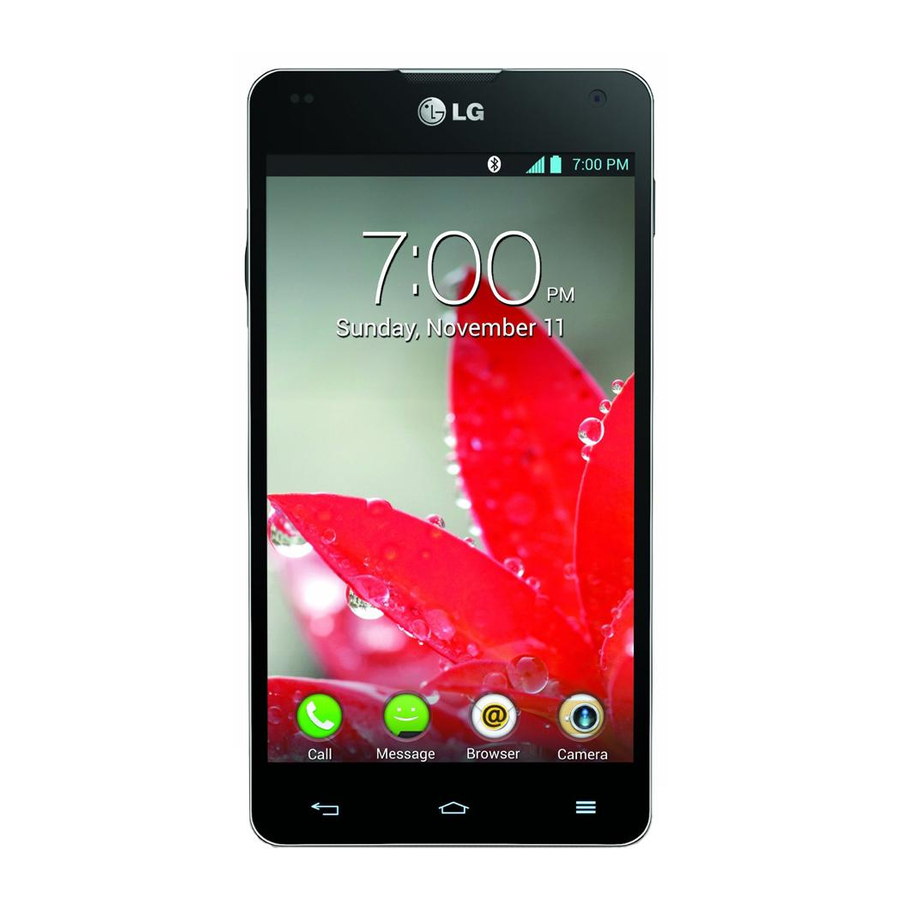 LG OPTIMUS G Guia De Inicio Rapido