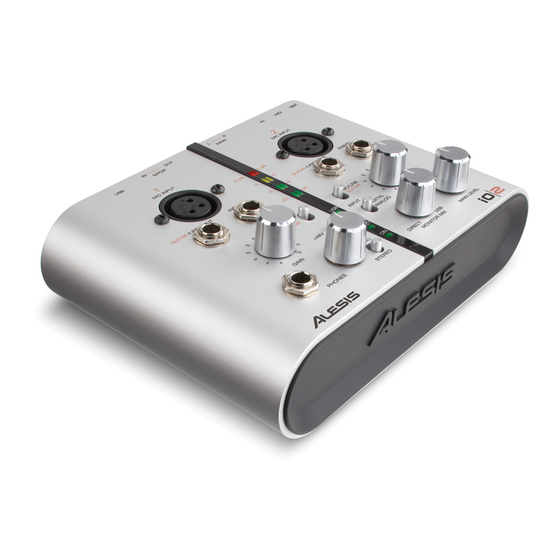 Alesis iO2 EXPRESS Manual De Inicio Rápido
