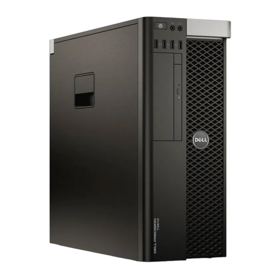 Dell T3610 Información Sobre Características E Instalación