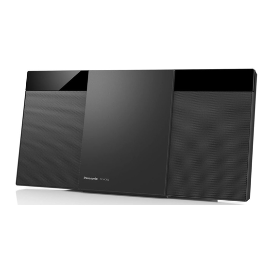 Panasonic SC-HC302 Instrucciones De Funcionamiento