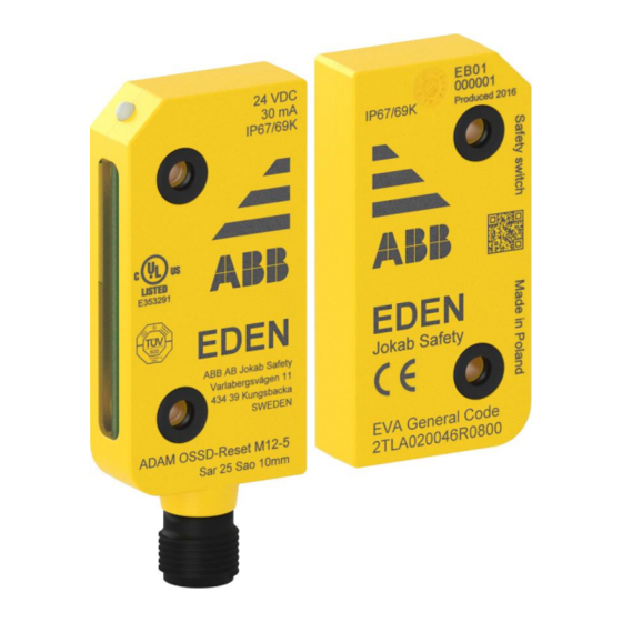 ABB Eden OSSD Instrucciones Originales