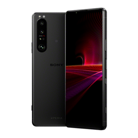 Sony Xperia 1 III XQ-BC52 Guia De Ayuda