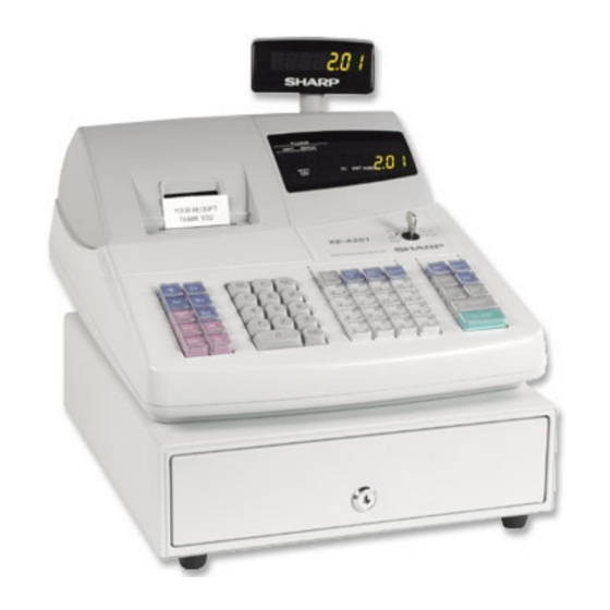 Sharp XE-A201 Guia De Inicio Rapido