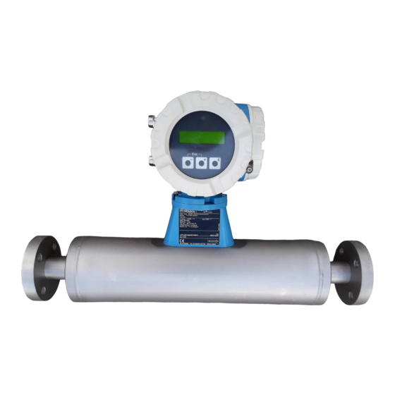 Endress+Hauser PROline promass 80 Manual Del Usuario