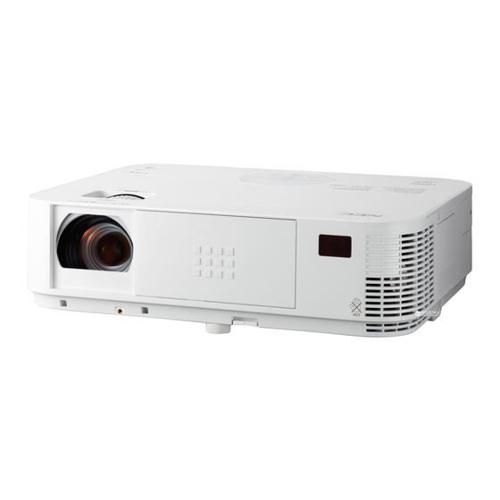 NEC M403W Manual Del Usuario