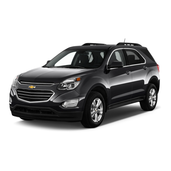 Chevrolet Equinox 2017 Manual Del Propietário