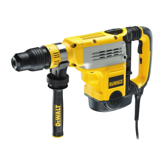 DeWalt D25712 Manual De Instrucciones