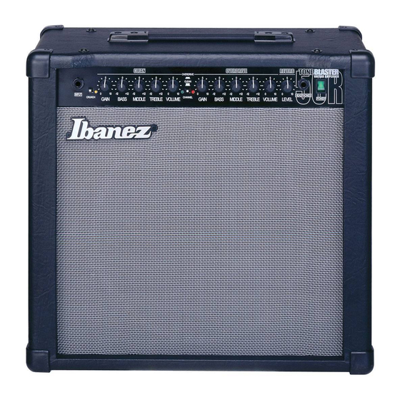 Ibanez TONE BLASTER 50R Manual Del Usuario