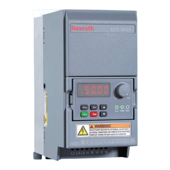 Bosch Rexroth EFC 3610 Manual Del Usuario
